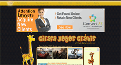 Desktop Screenshot of girafajogosgratis.com
